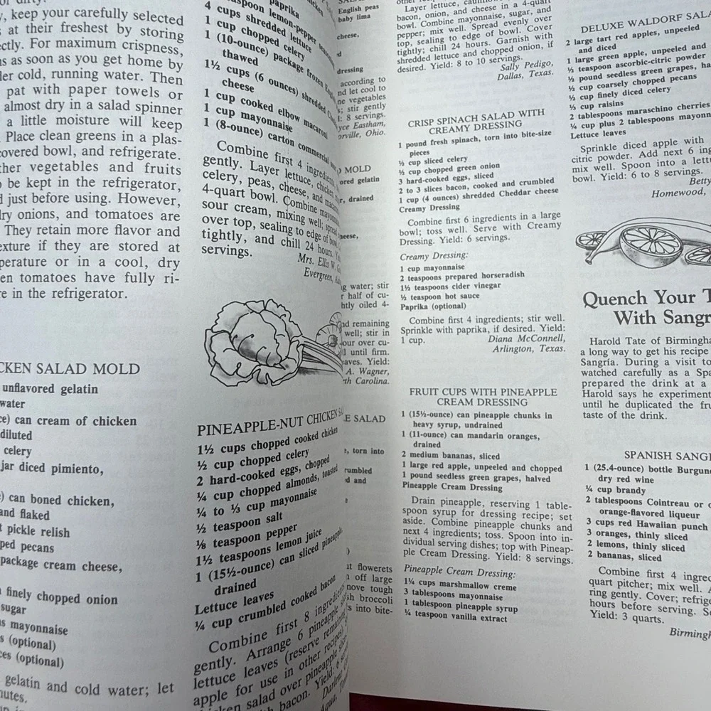 Southern Living 1983 Annual Recipes Cookbook Vintage‎ Cooking Recipes